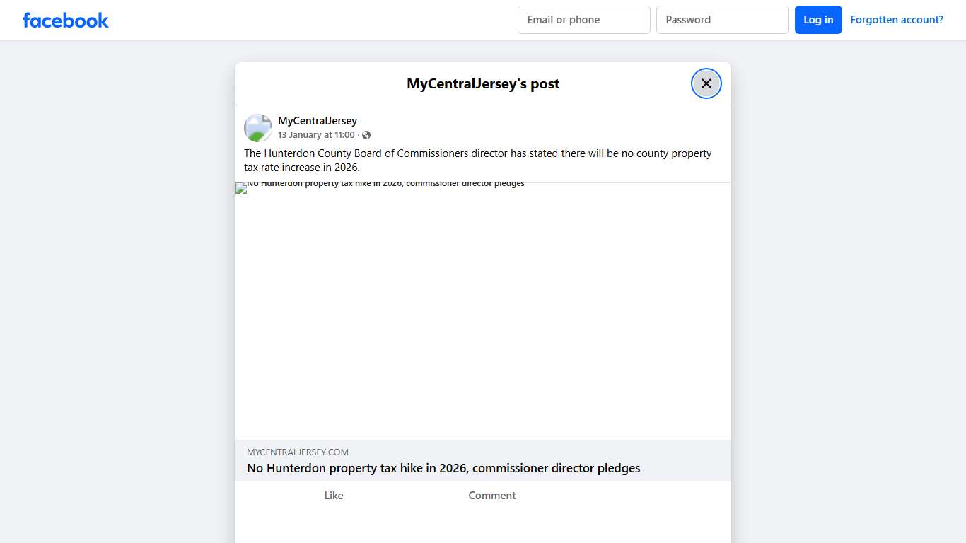 MyCentralJersey - The Hunterdon County Board of... Facebook